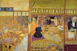 Het Café du Petit Poucet, 1928 door Pierre Bonnard