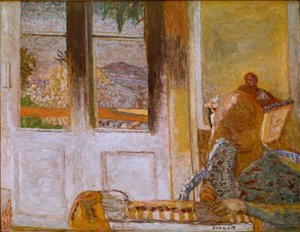 Het Franse raam (Ochtend in Le Cannet) door Pierre Bonnard