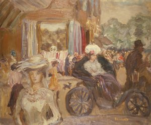 De huurrijtuig door Pierre Bonnard