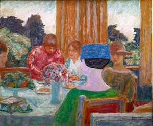 De Kleine Blauwe Hoed door Pierre Bonnard
