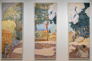 De Middellandse Zee. Drieluik. Studie in Saint-Tropez