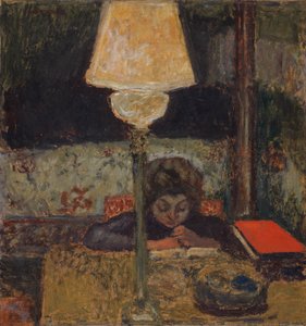 De Olie Lamp, c.1898-1900 door Pierre Bonnard