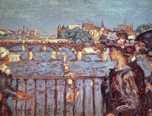 De Pont des Arts, c.1905 door Pierre Bonnard