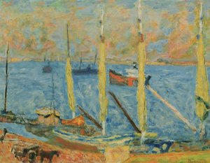 De Haven van St. Tropez, 1930 door Pierre Bonnard