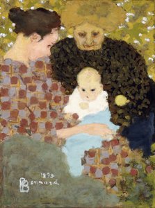 De Drie Leeftijden (Moederschap) door Pierre Bonnard