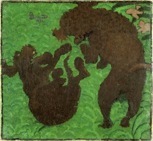 Twee poedels, 1891