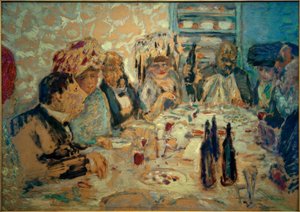 Een diner bij Vollard of de kelder van Vollard door Pierre Bonnard