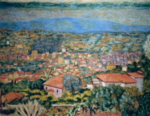Vue de Le Cannet, Daken (Alpes Maritimes, Provence-Alpes-Côte d