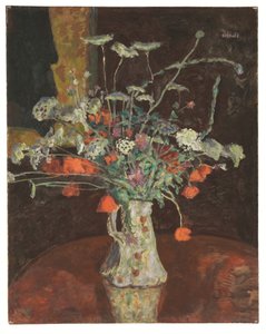 Wilde bloemen, schermbloemen en klaprozen, ca. 1912 (olieverf op doek) door Pierre Bonnard