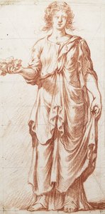 Een staande allegorische figuur door Pierre Brebiette
