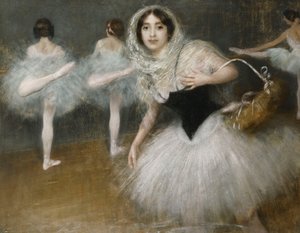 De Danseressen door Pierre Carrier Belleuse