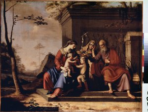 De heilige familie door Pierre Cauchy