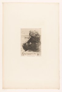 Rustende vrouwen aan de kust