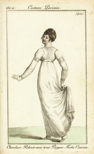 Vrouw die danst op een bal, Parijs