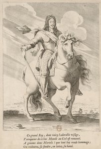 Ruiterportret van Lodewijk XIII van Frankrijk
