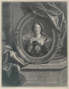 Madame Marie Rigaud (Maria Serre) door Pierre Drevet