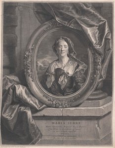 Marie Serre door Pierre Drevet