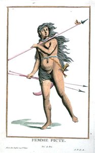 Een Pictische Vrouw uit 