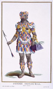 Een vrouw uit Honduras, 1780
