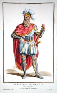 Alfonso V (1396-1458) Koning van Aragon en Sicilië, uit 