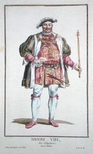 Henry VIII (1491-1547) Koning van Engeland (1509-47) uit 