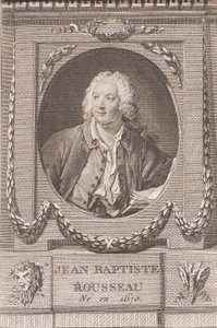 Jean Baptiste Rousseau door Pierre Dupin