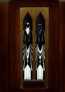 Art Nouveau: steunmeubel door Pierre E. Legrain