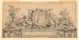 Ontwerp voor een frontispice door Pierre Edme Babel