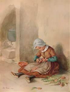 Het kleine huishouden, 1869, 1938 door Pierre Edouard Frere