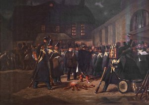 Bijeenkomst van de Nationale Garde tijdens de staatsgreep van 2 december 1851