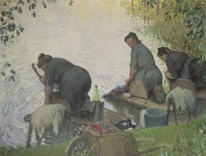 De Wasvrouwen door Pierre Eugene Montezin