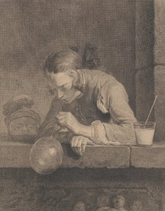 Zeepbellen, 1739 door Pierre Filloeul