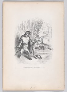 De tijger sloop binnen, de dolk in zijn hand door Pierre Francois Godard