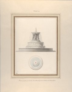 Project voor een Fontein voor La Place Louis XV, ca. 1806