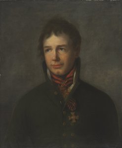 Portret van de admiraal en ontdekkingsreiziger Ivan Krusenstern Adam Johann Ritter von Krusenstern