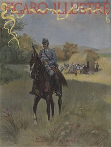 Voorhoede. Omslag van Le Figaro Illustre, maart 1896 door Pierre Georges Jeanniot