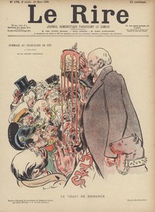 De Toast van Bismarck, Illustratie voor Le Rire