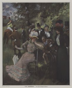 Een Hoek van de Weegplaats in Auteuil door Pierre Georges Jeanniot