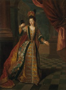Louise Françoise de Bourbon 1673-1743, Mademoiselle de Nantes, ca. 1690 door Pierre Gobert