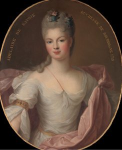Marie Adélaïde de Savoie 1685-1712, Hertogin van Bourgogne, 1710 door Pierre Gobert