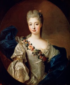 Portret van Charlotte Aglaé van Orléans, Mademoiselle de Valois, 1720s