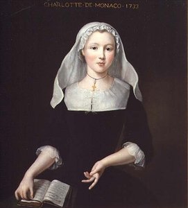 Portret van Charlotte Grimaldi van Monaco