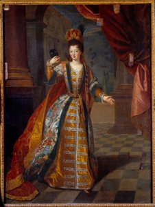 Portret van Mademoiselle de Nantes (Louise Francoise de Bourbon 1673-1743), dochter van Lodewijk XIV en Francoise Athenais door Pierre Gobert