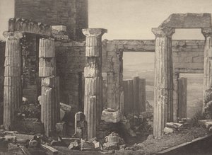 Griekenland. De Propyleeën in Athene