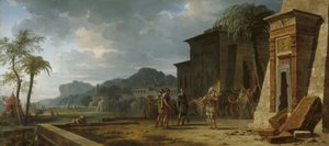 Alexander bij het graf van Cyrus de Grote