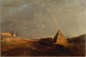 Piramide en regenboog door Pierre Henri de Valenciennes