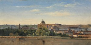 Uitzicht op Rome door Pierre Henri de Valenciennes