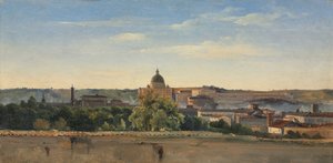 Uitzicht op Rome, ca. 1782-1784 door Pierre Henri de Valenciennes