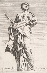 Staande vrouwelijke figuur, ca. 1739-40 door Pierre Ignace Parrocel