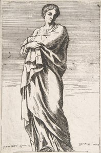 Staand vrouwelijk figuur